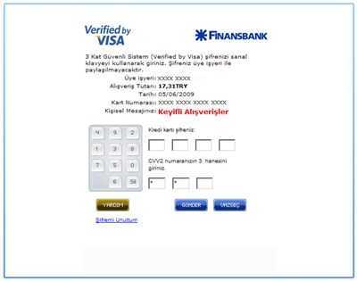 3D Secure Finansbank