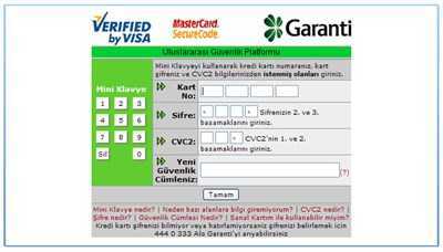 3D Secure Garanti